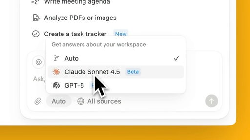 Shipping today: @claudeai Sonnet 4.5 in Notion.

Better reasoning, smarter planning, and improved understanding that makes your personal Agent feel truly personalized. Built to get work done.
