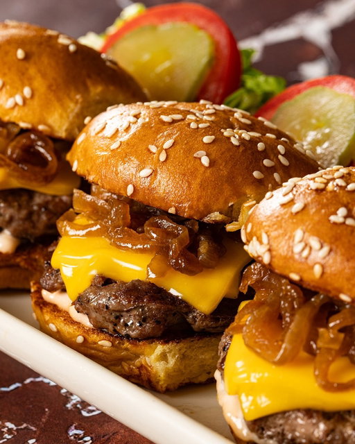 The Mini Cheeseburgers are tiny but mighty. 🍔