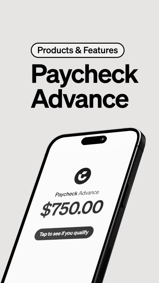 Life happens between paychecks. We’ve got you covered with an up to $750 Paycheck Advance if you qualify. 🤝
.
.
.
Expedited disbursement of your Paycheck Advance is an optional feature that is subject to an Instant Access Fee and may not be available to all users. Expedited disbursements may take up to an hour. For more information, please refer to Paycheck Advance Terms and Conditions (https://current.com/docs/paycheck_advance_terms/).