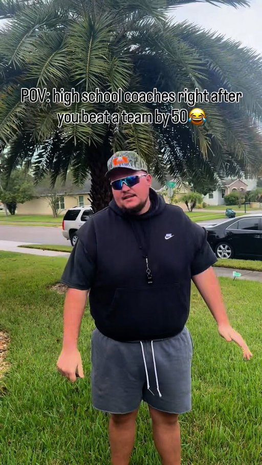 Hey let’s come out tomorrow with a reckless abandon or we’re running til I’m tired. 

#football #funny #comedy #fyp #highschool #hometown #sports #youthsports #explore #laugh #viral #funnyvideos
