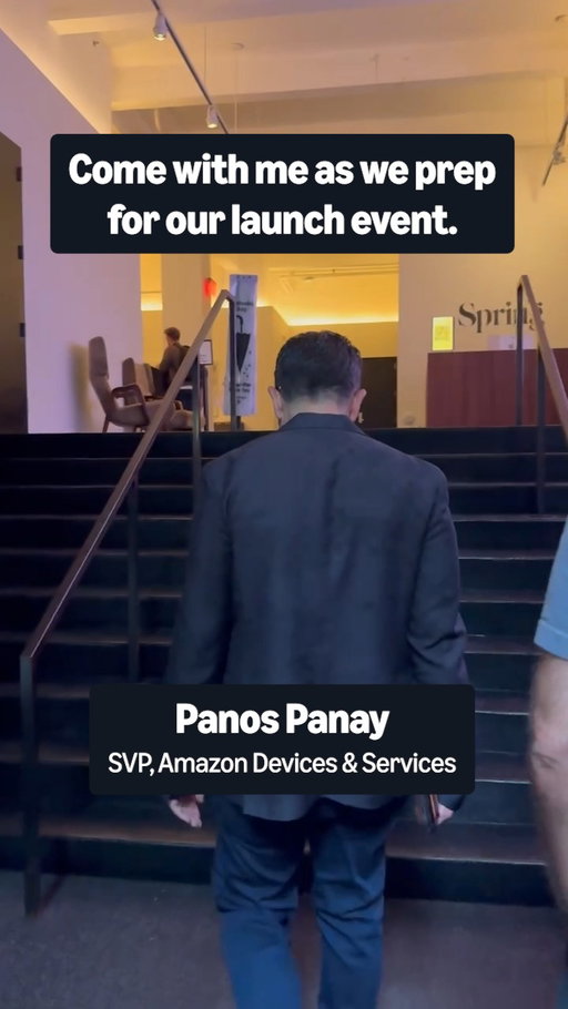 behind every launch is the hustle. 🍕☕️

Here's how Amazon’s SVP of Devices and Services, @panospanay prepares for our biggest device launch of the year.

Morning coffee. Team rehearsals. Pizza breaks. Final checks. It's all leading to one incredible moment: the 2025 Amazon Devices & Services event tomorrow in NYC. 🗽