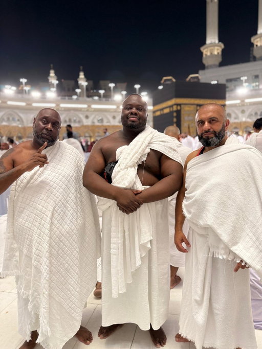 Alhamdulillah, massive thank you to @riyadhcomedyfest @angelotsarouchas @wilsylvince @mazjobrani and @turki for to participate in the most star studded comedy festival ever and then go for umrah.. doesn’t get much better than that.  Massive shoutout to @altafsarwar  and @1tyson between those two and the Saudis I don’t think I’ve ever been better looked after team @chambers.mgt we the best!!!💪🏿 IHOP