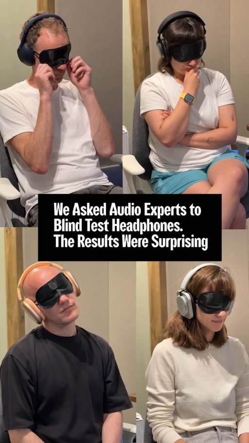What makes a really great pair of headphones? The basic answer used to be sound quality, but modern headphones offer so much more than just audio chops. Think premium designs in on-trend colorways, active noise cancellation (ANC), wireless connectivity, multiple microphones for crystal clear calling, and voice assistant support—not to mention travel–friendly, foldable designs and huge batteries for long-haul convenience. There are even customisable smartphone apps offering minute control over your cans' EQ and operation, and low-latency modes for smoother gaming and videos.

But what happens if you remove the aesthetics, the hi-tech features and brand preconceptions, and just listen to them? Armed with a blindfold and six of the most popular pairs of over-ear headphones available, WIRED commandeered a recording studio in East London to find out.

Tap the 🔗 in bio for more.

Via @wiredreviews.