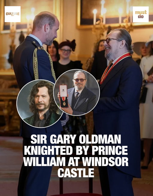 Oscar winner Gary Oldman, 67, has officially been knighted by Prince William, who revealed he’s a fan of his Apple TV series Slow Horses.

Oldman is one of Britain’s most celebrated actors, known for roles in The Dark Knight trilogy, Harry Potter, The Fifth Element, and his Oscar-winning turn as Winston Churchill in Darkest Hour.

Calling the honor “very emotional,” Oldman said it even surpassed winning an Academy Award.

Media via IMDB / Windsor Castle

#culturecutmen #mustdolondon #garyoldman #royalfamily