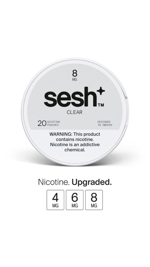 Choose your strength. Find your flavor.
That’s Sesh⁺ — Nicotine. Upgraded.