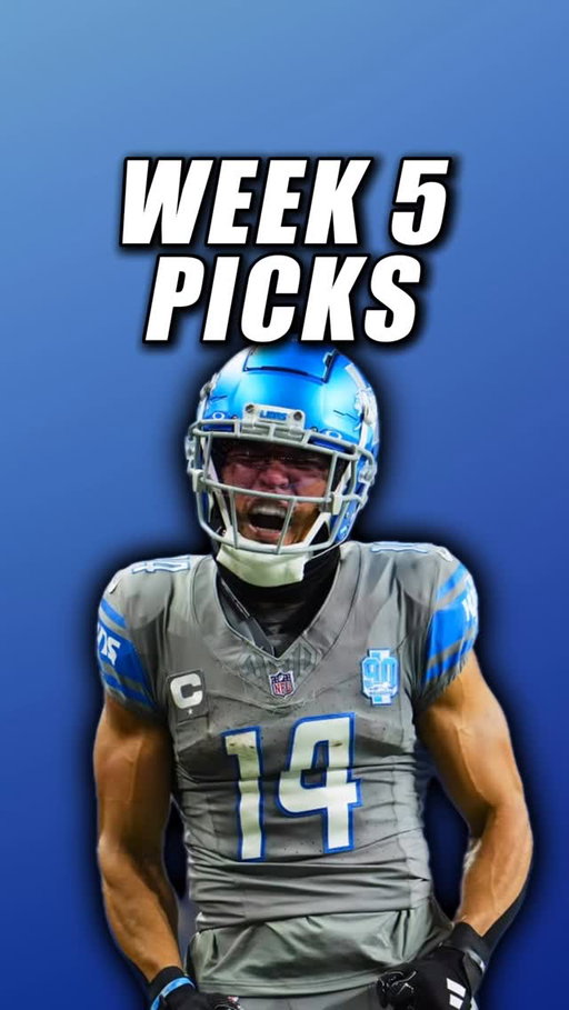 Week 5 Picks 🏈🔥

Follow @nflpollnation for daily content like this!🏈

For entertainment only, not financial advice. Nothing is guaranteed. I earn from signups. Transformed clips used under fair use; rights remain with original owners.

#nfl #PatrickMahomes #football #fyp #foryou #nflpicks #week5
