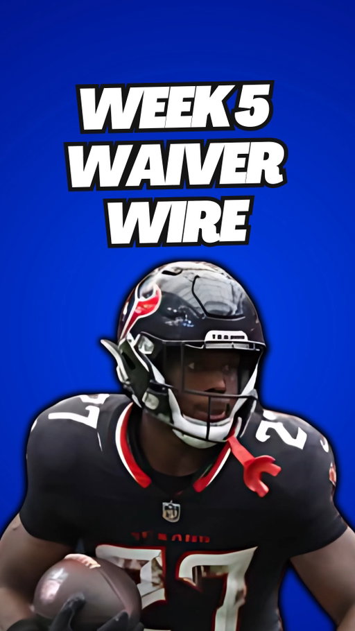 Week 5 Must ADD Waiver Wire Pickups #fantasyfootball #waiverwire #waiverwirepickups #fantasyfootballadds #muststash #mustadd #explore #nflfantasy 

Fully Updated Rest-Of-Season Rankings, Trade Calculator & Week 5 Start/Sit Rankings Linked in Bio!