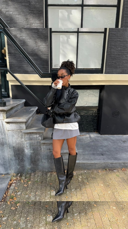 it’s jacket season!!! whole outfit from @hm 🤍 ad