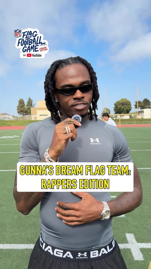 Thoughts on Gunna’s dream squad? 👀

📆: October 11, @copperboxarena
💻: Stream live on NFL @youtube [http://yt.be/nflcreatorflag]
🎟️: Buy tix here [https://bit.ly/nflcreatorflagtix]