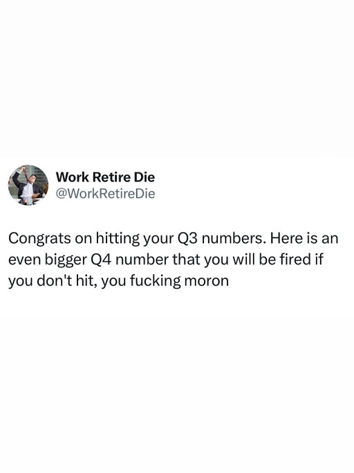 Today is the Q4 of the rest of your life.
Severance shirt in bio. Let’s have a Tuesday
