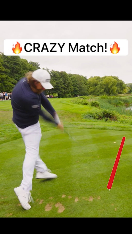 Had a fun time getting the chance to play a match against Ryder Cup Captain & former World No. 1 Luke Donald! 🔥

Here’s a look at one of my better holes from the match, having a nice crowd watching definitely got the adrenaline flowing, and it was a great way to get another competitive rep under my belt. 💪🏻

One thing I learned… I need to improve my distance control. Luke was pin high almost every time with exceptional control of his ball flight, and it was truly impressive to watch… I know I can get there, just need to keep grinding. 

Also congrats to Luke & the European team on a hard fought Ryder Cup win. Would’ve loved for the Americans to pull off the comeback but I’m not upset seeing him lift the trophy. Great guy & easy to root for 🏆