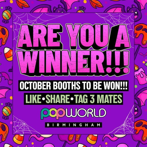 🎃 HALLOWEEN COMPETITION 🎃 

We Are Giving One Lucky Winner Plus 5 Friends The Chance To Win A Booth For One Of The Biggest Weekends Of The Year! Winners Available For Either 25.10.25 OR 01.11.25

🎃 TAG YOUR 5 FRIENDS
🎃 SHARE & LIKE THIS POST 

Winners Will Be Messaged At Random Between 24.10.25 and 31.10.25. Good Luck!