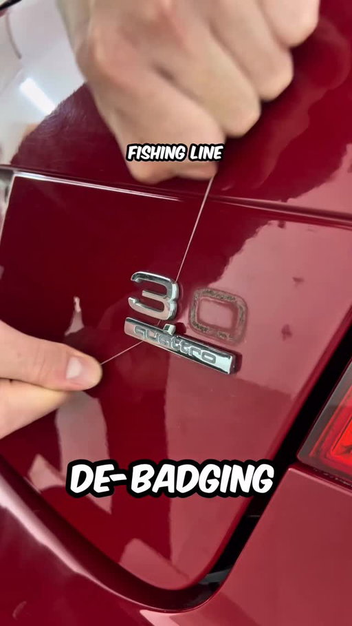 ASMR emblem removal

#cars #detailing #fix #repair #shorts #restoration #car #diy #auto #clean #restore #work #ceramic #tips #fy #fyp #wow #perfect #top #best #video #videos #viral #viralvideo #cartok #trendingvideo #trending #explore #explorepage #audi