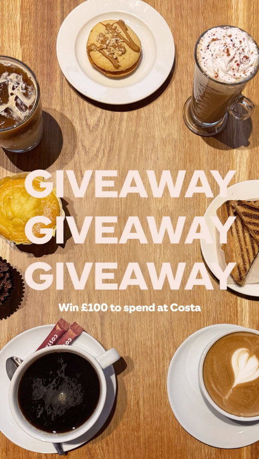 *Giveaway now closed*

☕️🍁Giveaway time 🍁☕️

Happy International Coffee Day! What better way to celebrate than spreading a little love (and coffee of course!) ☕️ We’re giving away x5 £100 Costa Coffee gift cards so that you can make this cosy season the best one yet 🍁

How to enter:
- Like this post
- Tag a friend (the more you tag, the bigger chance to win!) that you’d like to share your special Costa moment with
- Make sure to follow us @costacoffee

The giveaway closes at 23:59 on the 6th of October and we’ll draw the winners on the 7th of October.

Good luck!

—

* T&Cs GB, 18+ No purchase necessary. Visit and follow the Costa Coffee Instagram page here and/or Facebook page and find the post advertising this prize draw, tagging a friend. One tag equals one entry. There are no limits on the number of entries. Opens at 13:00 BST 01/10/25 and closes at 23:39 BST on 06/10/25. 10 prizes to be won. Each prize consists of 1x £100 Costa Coffee egift card. Each winner will receive 1 prize. The prize draw will take place on the 07/10/25. Winners will be notified on the platform they entered by 18:00 BST on 10/10/25. Winners will have 5 working days to claim the prize. Promoter: Costa Limited, HP10 9QR. Excls apply. Full T&Cs via link in bio.