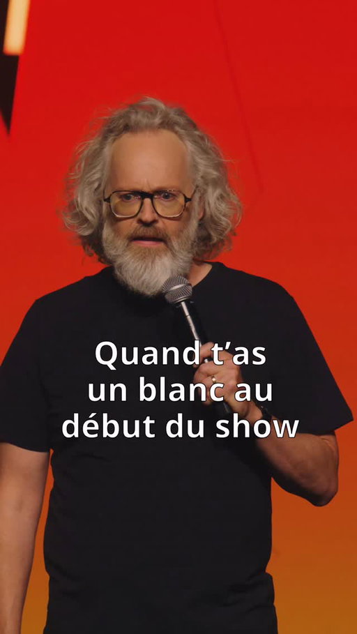 Quand t’as un blanc au début du show.
