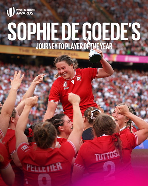 A comeback for the ages by Sophie de Goede 🇨🇦 🍁

#WorldRugbyAwards