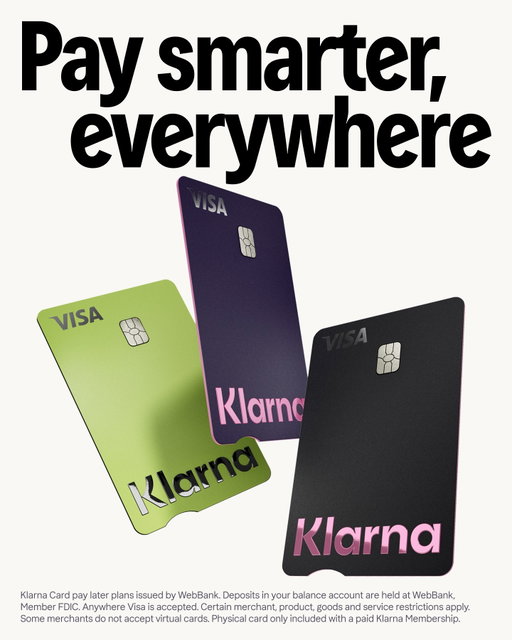 Hej hej USA, meet your new debit card for flexible payments! Pay instantly from your balance, or request a payment plan if you want to pay later.