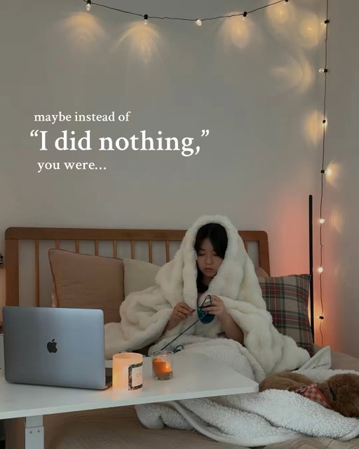If slowing down refuels us, why do we call it nothing? 

I used to think filling every second of the day meant I was productive and had my life together. But really, it just left me stressed, anxious, and on the edge of burnout. Rest felt like I was wasting time, like it didn’t ‘count.’

As I’ve gotten older, I’ve realized slowing down is what actually lets me show up fully. Rest isn’t nothing. Recharging isn’t nothing. Taking a breather isn’t nothing. So maybe the ‘nothing’ is actually the most important part? 

#selfcare #comfortcreator #cozyhobbies #cozyaesthetic #cozyhome #homebody #stayinghome #slowliving