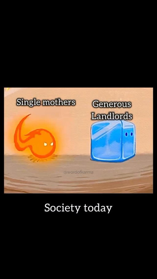 This is deep. Few will understand. Fewer will tip their landlord after watching. Sad.