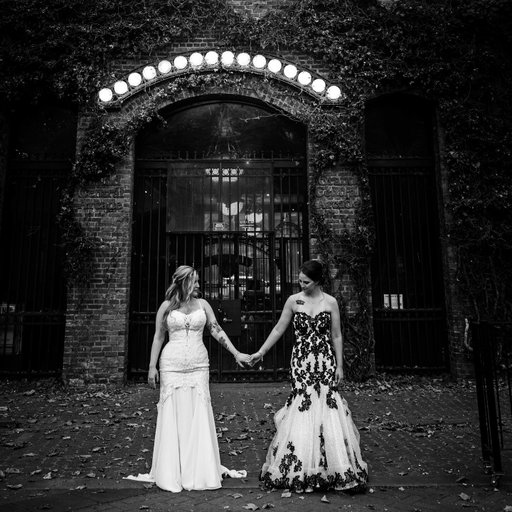 Three years married today. Three of the hardest years of our lives and not a second of it has to do with how wonderful our marriage is. We make a really good team. I love you, Aryn. I love it when you are proud of me because I am so damn proud of you. And if running a non-profit together didn’t break us, nothing will! (#GauntsWhoGiveGrants) Now let’s spend money and make out in public! #wlw #Anniversary