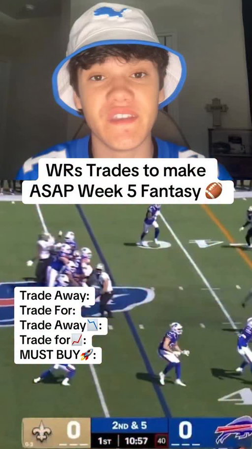 Who are you trading away after Week 4?👀 Make these trades ASAP in fantasy football✅
#fantasyfootball #nflfootball #fantasyfootballadvice #nfl