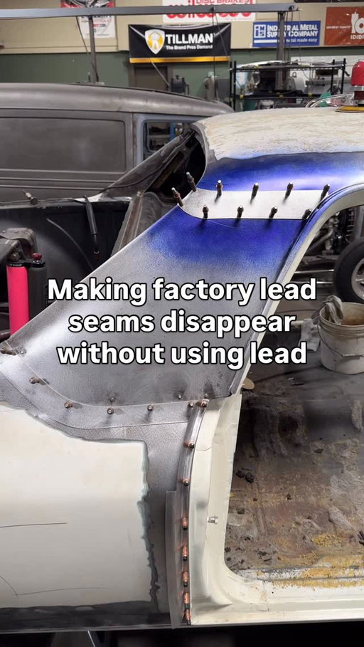 Is it wrong to re-skin a lead seam? We don’t think so but guessing some of you might have a different opinion…

@brandongerringer making some progress on the @kingshocks El Camino build 

#oldanvilspeedshop #metalwork #metalfabrication #metalfab #metalfabricator #sheetmetal #sheetmetalfab #customcar #customcars #customtruck #customtrucks #customcarshop #hotrodshop #fabshop #speedshop
