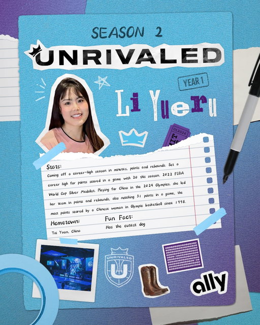 LI YUERU IS UNRIVALED ✅
Presented by @ally 

Catch her in Season 2 starting Jan. 5 on TNT, truTV and Max. 📺