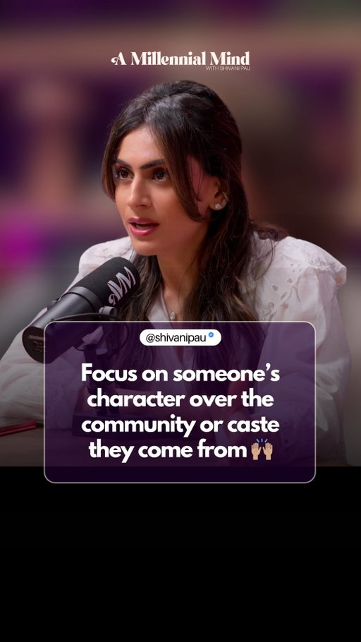 It’s about the characteristics you hold, not the caste of your community you’re from 💛