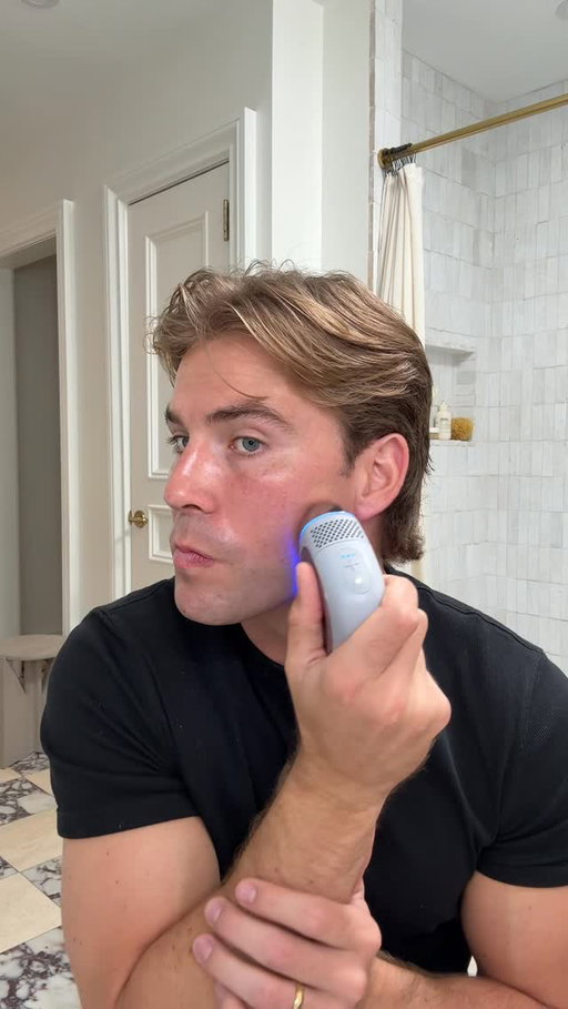 Trying out the new @sharkbeauty FacialPro Glow! Can’t believe what I saw in my gunk tank. #FacialProGlow #SponsoredbySharkBeauty