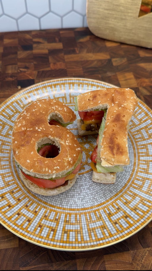 6 7 Burger 🍔 #satisfying #recipe #67 IB: @tommywinkler