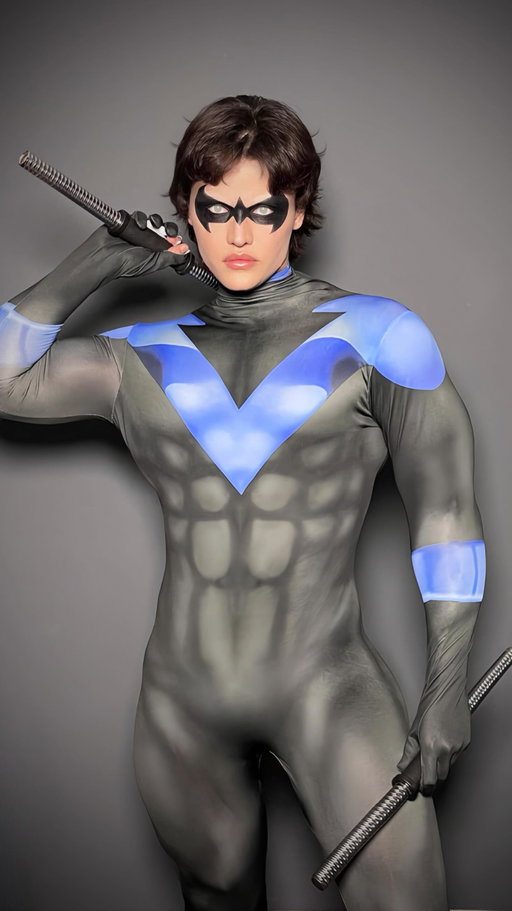 Are we surprised that I like Nightwing? 
My new phone arrives today so my quality in my videos will be higher soon 😁 
products used:
@colourpopcosmetics stone cold fox palette, black gel liner 
@hudabeauty color corrector 
#nightwing #dc #makeuptutorial #makeup #hudabeauty #colourpop #colourpopcosmetics #reels #igreels #explore