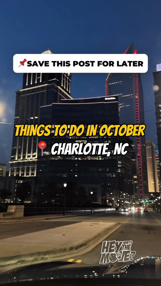 THE MOVE😎 - OCTOBER EDITION - CHARLOTTE, NC

📍 |FOLLOW ME| @heywhatsthemove , a born and raised Charlotte native to stay updated on all the best things to do in Charlotte, North Carolina @charlottenc ❤️

📝 COMMENT below if I missed any must-visit spots or events in the Queen City, so we all can join in!

📓 I’ve researched and included as much info as possible, but be sure to check out each event’s respective IG page or website for details!

I’m aware the video moves quickly, press and hold down on the screen to pause and or take screenshots. 

👀NOTABLE/UNIQUE CANT MISS EVENTS👀
🔥10.4 @betterluck.tmrw NIGERIAN INDEPENDENCE DAY PARTY. If u didn’t know im Nigerian. This party is not only for Nigerians, or Africans, it’s for everyone who loves the culture. Hope to see yall soon

🔥10.8 - @millieceo CEO Summit. This is for entrepreneurs and anyone who is looking to scale their business, build wealth, network. There will be keynote speakers such as forward speaker @19_keys , whom I am a huge fan of. Big s/o to @iambobbyrobinson for putting this together. I WILL be in attendance. 
10.17 - @betterluck.tmrw Brown Sugar Rooftop Party. If you love grown and sexy things to do, ambiance, this is an obvious must attend event. Wear your fall colors! 

Businesses Owners, want an opportunity to be on NOVEMBERs Things To Do list? Fill out the form in my bio, simple

🚨 FOLLOW for more things on Charlotte events, food spots, activities, and fun things to do in Charlotte, NC! 🚨
.
.
________________________________________
#Charlotte #CharlotteNC #NorthCarolina
#CharlotteEvents #ExploreCLT #FunThingsToDo #ThingsToDoInCharlotte #CharlottesGotALot #DiscoverCLT #ThingsToDo #CLT #NorthCarolina