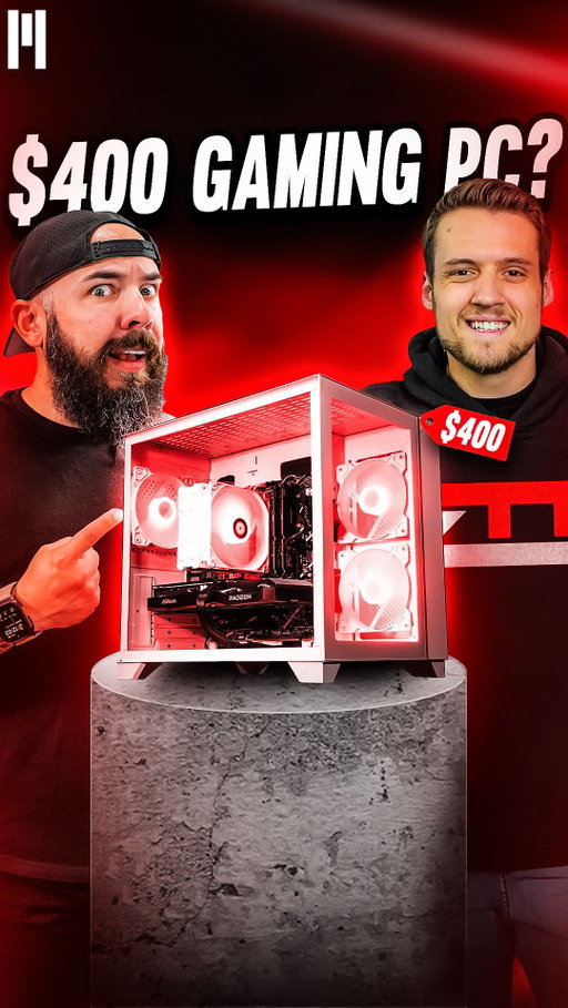 ZTT Helps Us Build a $400 Gaming PC! 

#gamingpc #pcgaming #pcbuild #tech #pcgamer