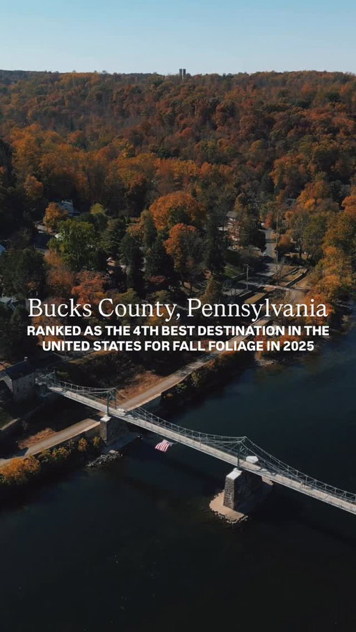 What are your thoughts?

Bucks County has once again been recognized as one of the best places in America to experience fall, ranking 4th overall on Priceline’s list of the Top 10 Scenic Destinations for Fall 2025, based on hotel search data shared with Travel + Leisure.

Known for its covered bridges, rolling countryside, historic main streets, and vibrant foliage, Bucks County has become a favorite autumn getaway. Last year, it topped the list at No. 1, and it remains a leading East Coast destination for leaf peeping, apple picking, and fall festivals.

Priceline’s top five fall destinations for 2025 are:

	1.	@townsofhudsonvalley, New York
	2.	Boulder, Colorado
	3.	Snoqualmie Valley, Washington
	4.	Bucks County, Pennsylvania
	5.	Bretton Woods, New Hampshire

All these towns have one thing in common: 

Connectivity with what’s happening nearby in the suburbs and small cities. That’s why Towns Of is excited to share that we’re building an events platform for community organizers to share and host events — while giving residents an easier way to discover what’s going on around them.

Join our waitlist @ TownsOf.com 

-

#buckscounty #buckscountypa #panews #phillysuburbs #buckspa #townsofpennsylvania