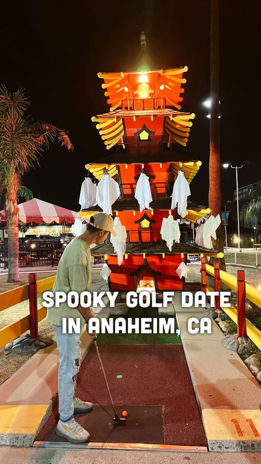 Mini golf but make it spooky 🎃⛳️ Every hole has its own theme and after you finish the course, you can check out the arcade with games and rides. All of this for just $17 in Anaheim, such a fun date idea!

📍Camelot Golfland | 3200 E Carpenter Ave, Anaheim, CA 92806

#thingstodoinlosangeles #losangeles #la #socal #reels #reelsinstagram #explorepage #halloween #dateideas #datenight #golf