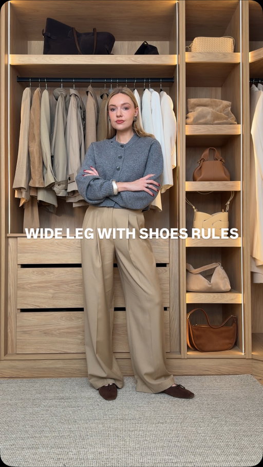 Your comprehensive guide to wide leg trousers with shoes; what to pair with them, and what to avoid! 🙅🏼‍♀️

Comment SHOP below to receive a DM with the link to this post on my LTK ⬇ https://liketk.it/5pXZr