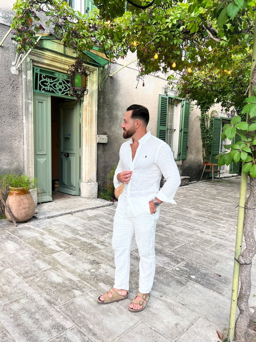 Dinner ready in all white