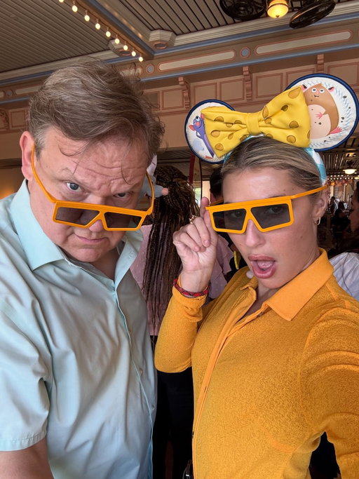 I took my big kid to Disneyland for some rides and to get him a corn dog. He was so happy. Follow me for more parenting tips. Last slide is him napping after all the excitement. 

@richtercommaandy #Disneyland