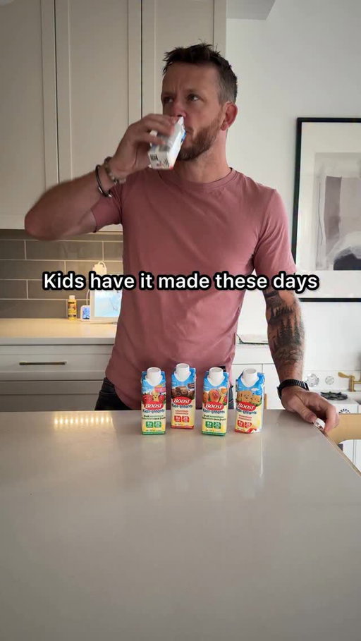 When I was a kid, we had rusty slides and hose water, 
Now? Indoor play parks, insulated water bottles, and BOOST® Kids — 8g of protein, 26 vitamins & minerals (per 237ml), and flavours like chocolate and strawberry banana.
Seriously… they don’t know how good they have it. #ad #BOOSTKids @boostnutritioncanada