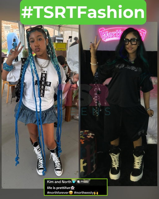 #TSRTFashion: Okayy! #NorthWest came through with a fashion X photo dump! #TeaMates, which lewks are y’all loving! 👏🏾 🔥 (✍🏾: #TSRStaffTC) #TSRCollab