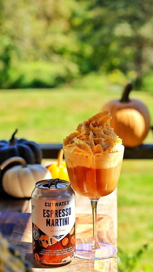 #ad What I like about @cutwaterspirits is that their variety of quality cocktails allow you to enjoy all year round as the seasons change. Ready-to-enjoy cocktails definitely have their place—whether it’s while having friends over, at a concert, or sitting around the campfire. This time I’m showing off their Espresso Martini, which seems to be a crowd favorite. I gave it a seasonal twist with pumpkin whipped cream and a sprinkle of nutmeg. ’Tis the season. 
Recipe: 

– 1 can Cutwater Espresso Martini 

– Frozen coupe glass 

– Pumpkin whipped cream 

– Freshly grated nutmeg 

Pumpkin Whipped Cream using an isi whipper 

1 cup heavy cream (cold) 

2 tbsp pumpkin purée (smooth, canned works great) 

1–2 tbsp maple syrup (or sugar, to taste) 

½ tsp pumpkin pie spice (or a mix of cinnamon, nutmeg, clove) 

½ tsp vanilla extract 

#drinkresponsibly #21+ #cutwaterspirits
