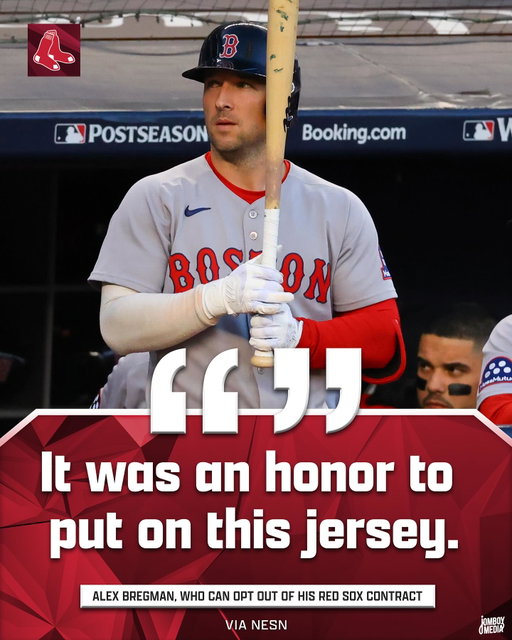 Alex Bregman can opt out of his Red Sox contract that has two years, $40 million remaining on it