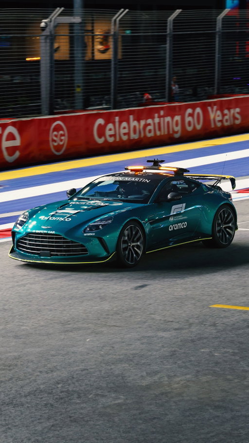 Lights out, and away we go. Turning the first laps in Singapore with the Official @fia.official F1 Safety and Medical Cars.

Vantage S and DBX707.

#AstonMartin #SingaporeGP #INTENSITYDRIVEN
