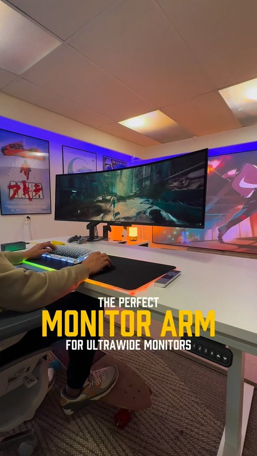 Got a huge monitor? Then you need to check this out 👀

The HUANUO TitanLift™ Heavy Duty Monitor Arm made my gaming setup look extra sweet. 

It supports up to 49” ultrawide monitors and 40 lbs. And cable management is way easier thanks to the built in cable channels.

Check out the 🔗 in my bio for a great deal on it today.

🏷️ 

#huanuo #MonitorArm #Ultrawide #DeskSetup #huanuoheavydutymonitorarm #HNSS48B