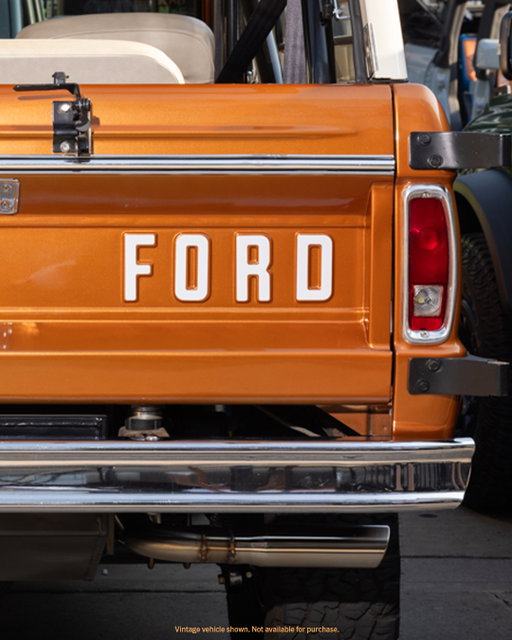 Showgirl energy, Ford Bronco® edition. This 1969 icon owned by Charles Jimenez goes by Ginger, Hot Ginger, and sometimes Kiki.