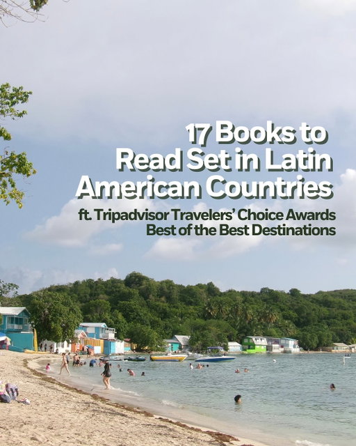 In honor of Hispanic Heritage Month, travel through Latin America with these 17 books by Latine authors 📍📚🌊🌴 #CuentosUnidos 

➡️ Explore a @Tripadvisor Travelers’ Choice Awards Best of the Best Destination in the pages, and IRL ✈️ 

💬 What destination/book combo are you picking?