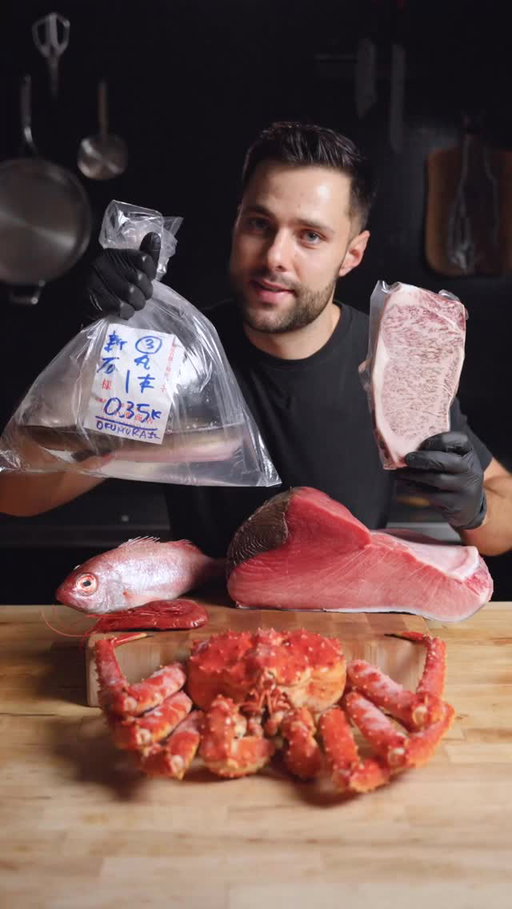 I Cooked the WAGYU of Every Seafood

Today we’re cooking the WAGYU of every seafood… From insanely premium crab, to eel shipped straight from japan, to tuna so delicious it left us speechless… This one gets crazy!

🐟 @dry_aged_fish_guy 

🎥 @sophiagreb @kylekrasker

#kingcrab #wagyu #unagi #sushi #otoro