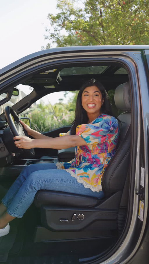 #AD When @fordcanada offered to lend me their all-electric F-150® Lightning® Lariat® to help with my Diwali errands, it was a no-brainer! I had never driven a pickup truck before- let alone an electric one- and I was genuinely curious to see how it would handle. Spoiler: I was blown away.
 
First off, the space. The interior was incredibly roomy, and I couldn’t believe I had both a front trunk (a frunk!) - perfect for groceries- and a massive cargo bed that can haul over 1,800 lbs.

Then there’s the functionality with Pro Power Onboard™. With 11 onboard power outlets, the possibilities are endless. Sure, I charged my phone and plugged in some speakers, but just imagine going camping and powering a multi-cooker or even lights for an outdoor Diwali setup. It’s basically a power station on wheels. 

Thanks to the F-150 Lightning, I got so much done in a single day. Errands, decorations, prep. All smooth sailing! Diwali’s looking bright this year 😄 🪔 

 #TeamFordCanada #F150Lightning #DiwaliWithFord