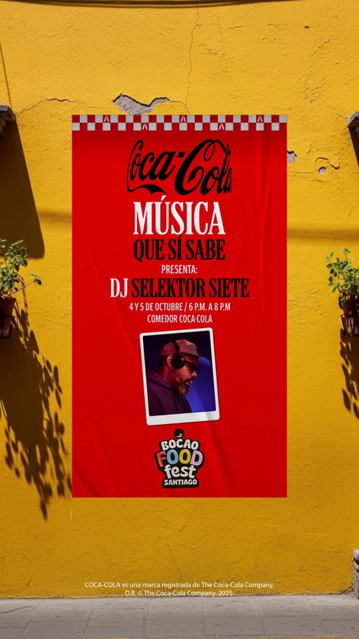 ¡Música que combina con tus comidas!
Te esperamos en @bocao en nuestro Comedor Coca-Cola con los beats de @selektorsiete a las 6:00 p.m.