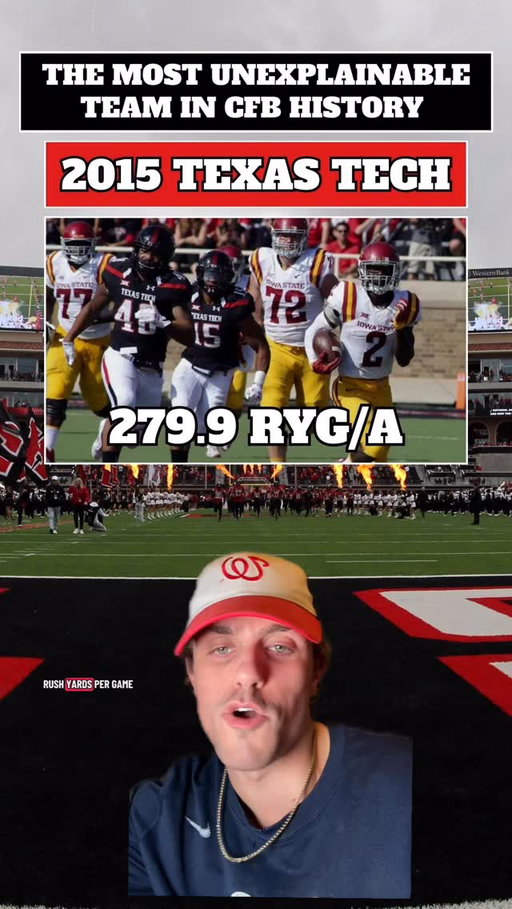They were 1 good defense away from going 12-0 and one bad QB away from going 0-12. One of the craziest teams in the history of sport #texastech #ttu #cfb #collegefootball #football